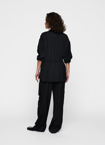 safari jacket | black