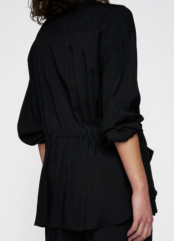 safari jacket | black