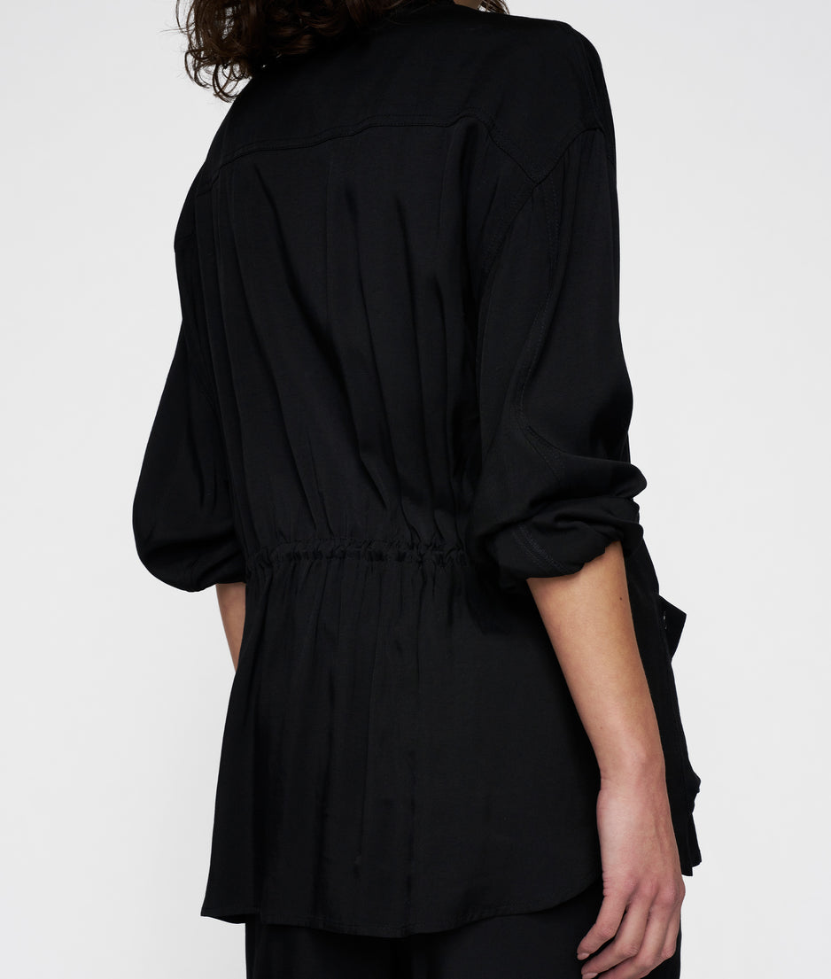 safari jacket | black