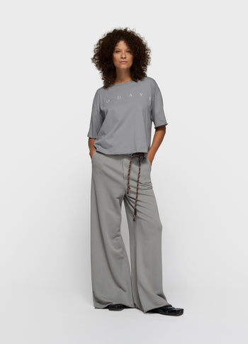 short sleeve tee logo | light graphite