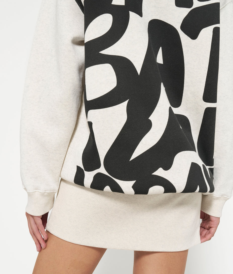 sweater dress sabbatical | soft white melee