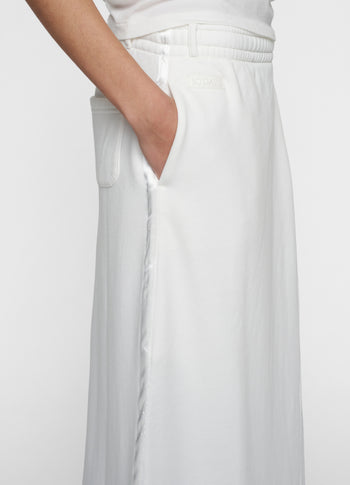wrap skirt | ecru