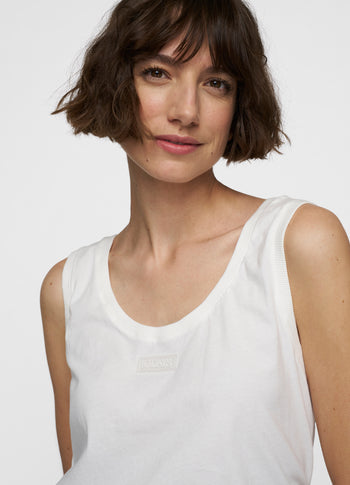 tank top jersey | ecru