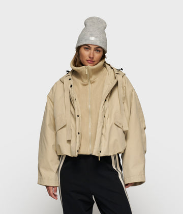 the queen parka | pure sand