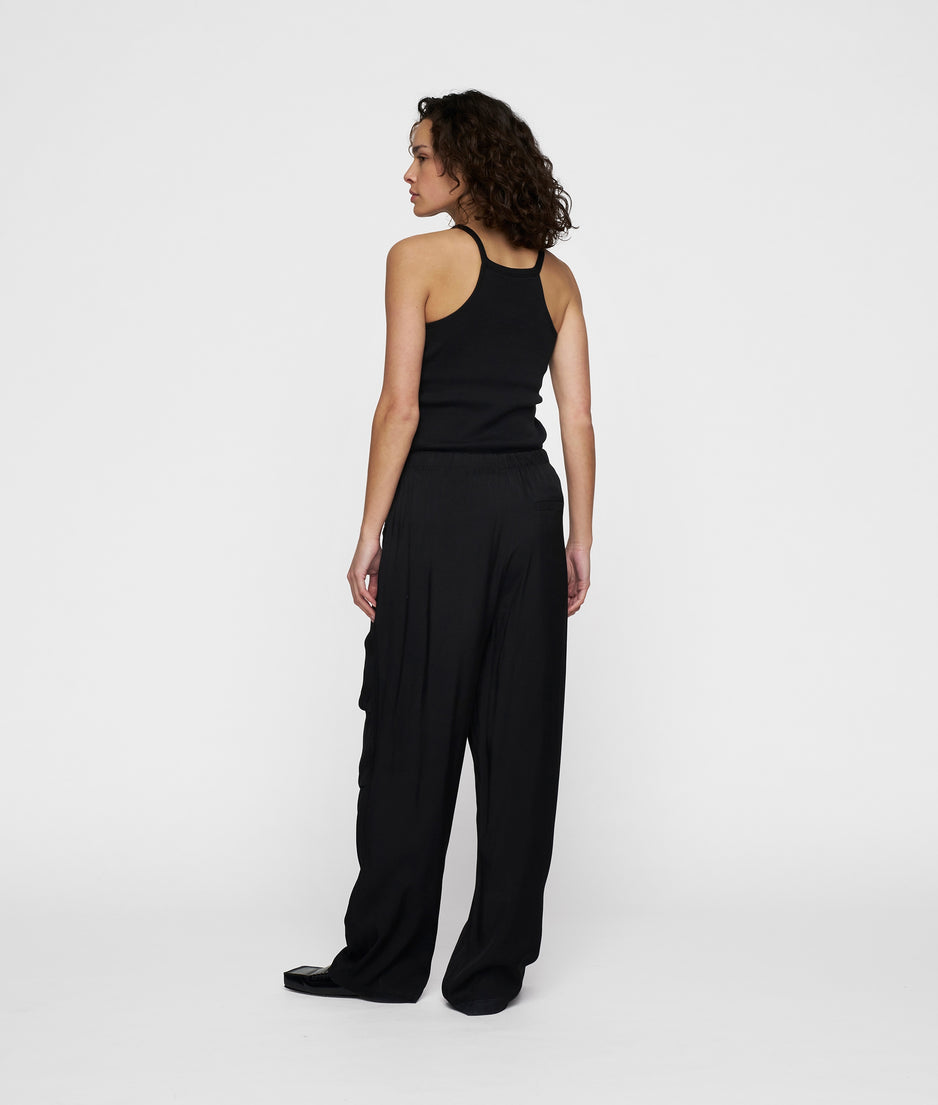 halter ballet top | black