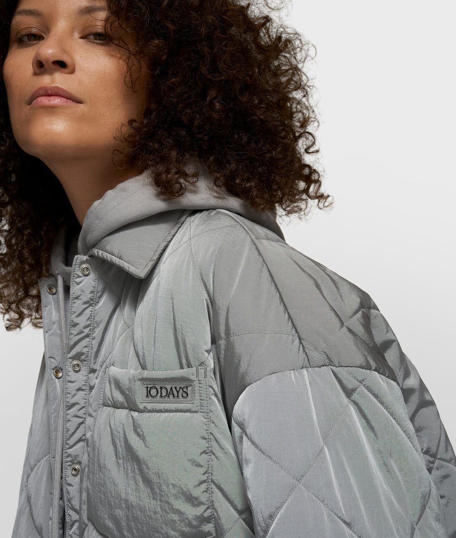 padded jacket | light graphite