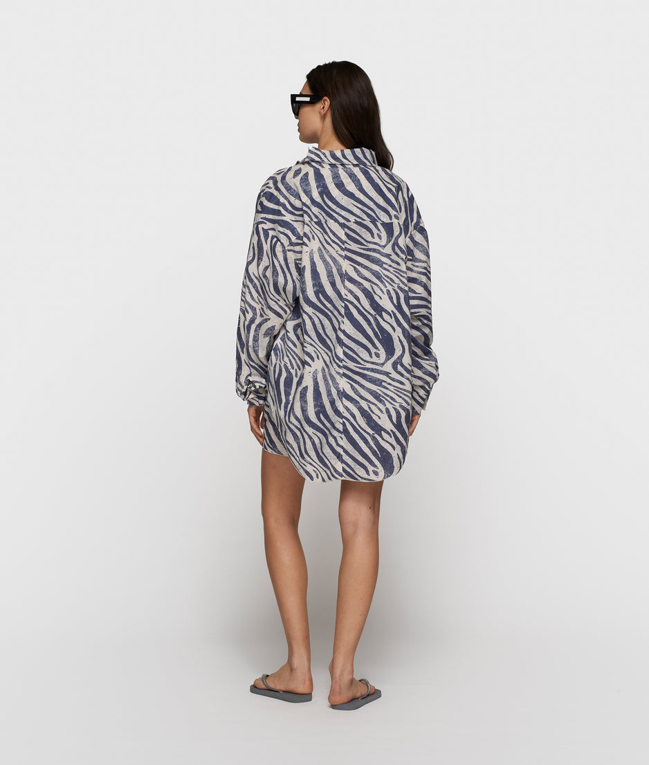 blouse zebra voile | light vanilla