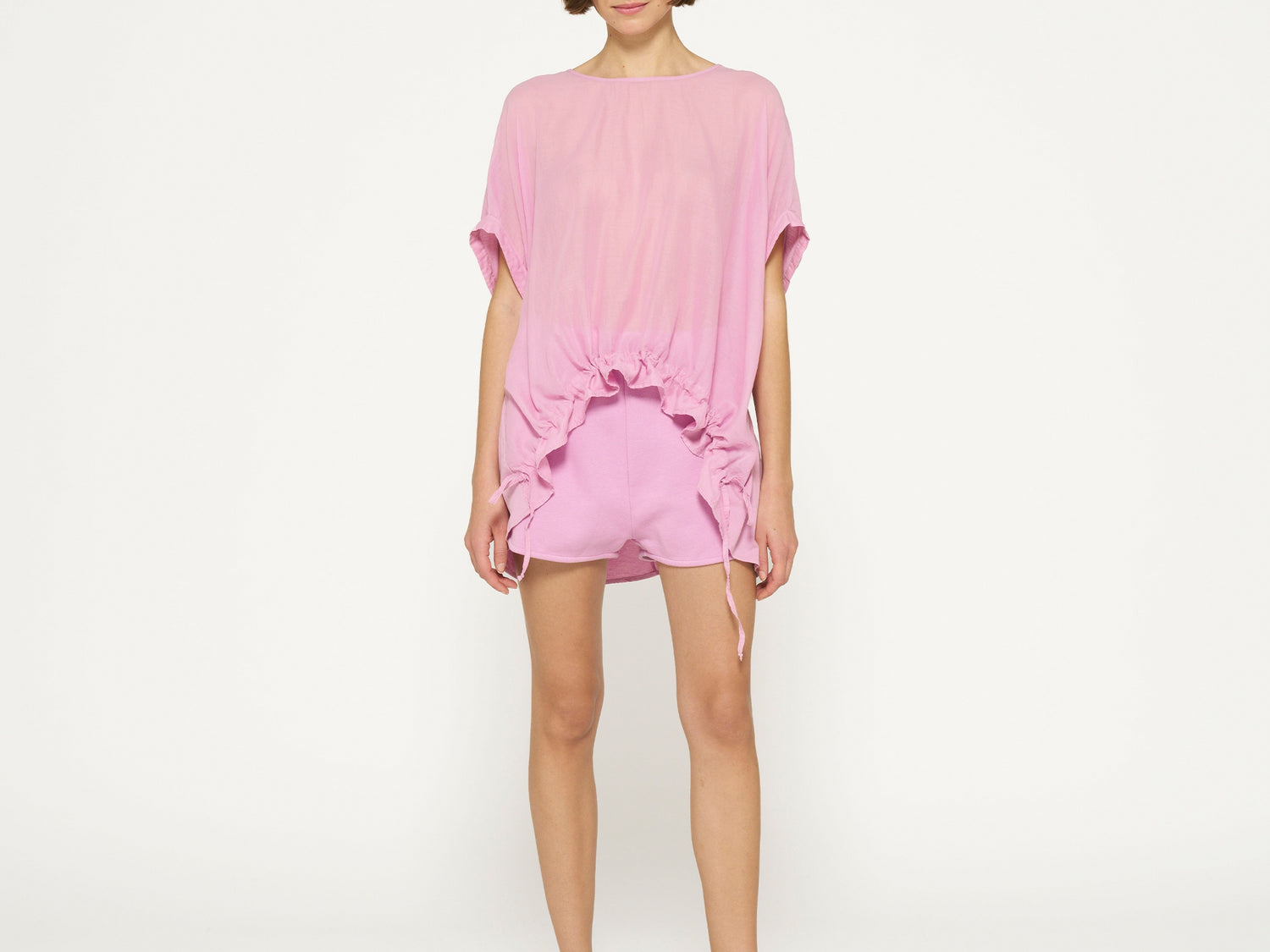 shortsleeve blouse | violet
