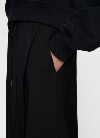 wrap skirt | black