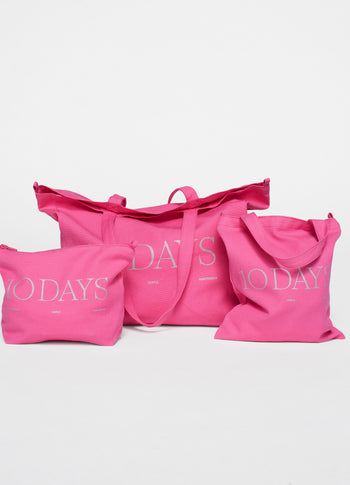 canvas 10DAYS pouch | bright pink