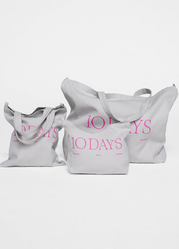 canvas 10DAYS pouch | stone