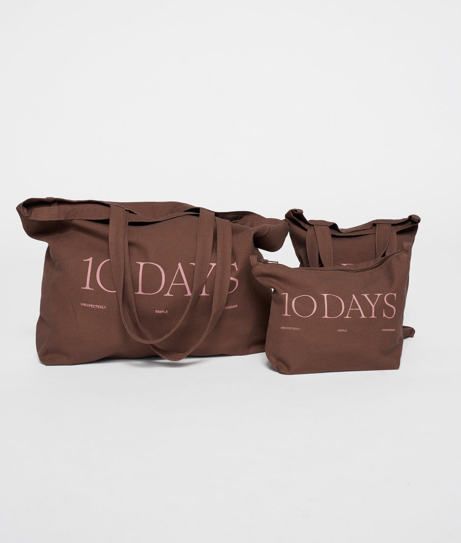 canvas 10DAYS shopper | fudge