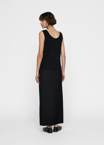tank top jersey | black