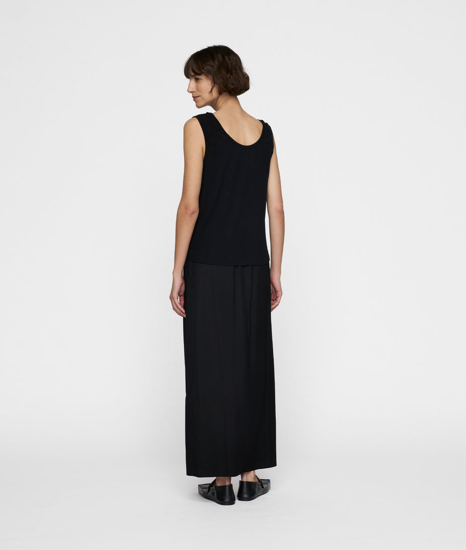 tank top jersey | black