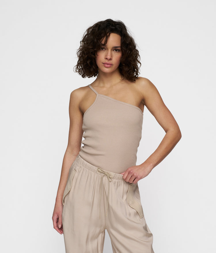one shoulder ballet top | rope