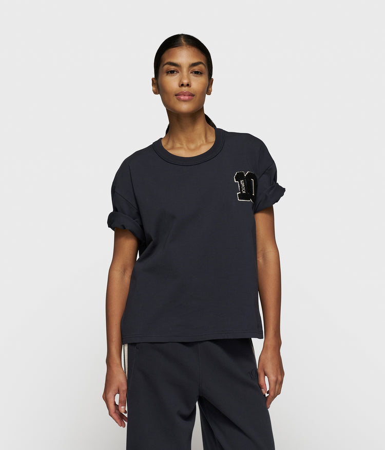 thick cotton tee 10 | dark navy
