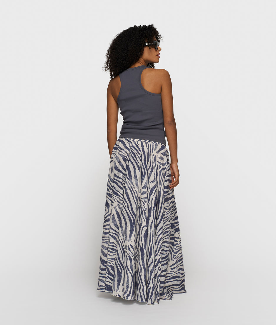 tank top rib | steel blue
