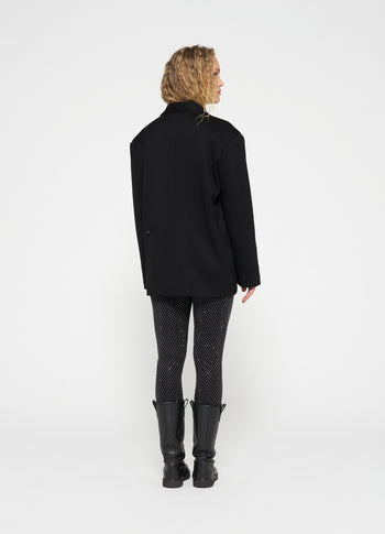 strass leggings | black