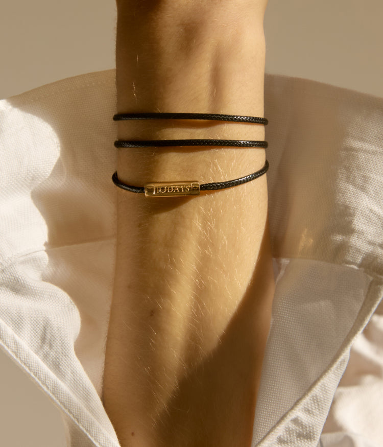 10DAYS golden bead bracelet | gold