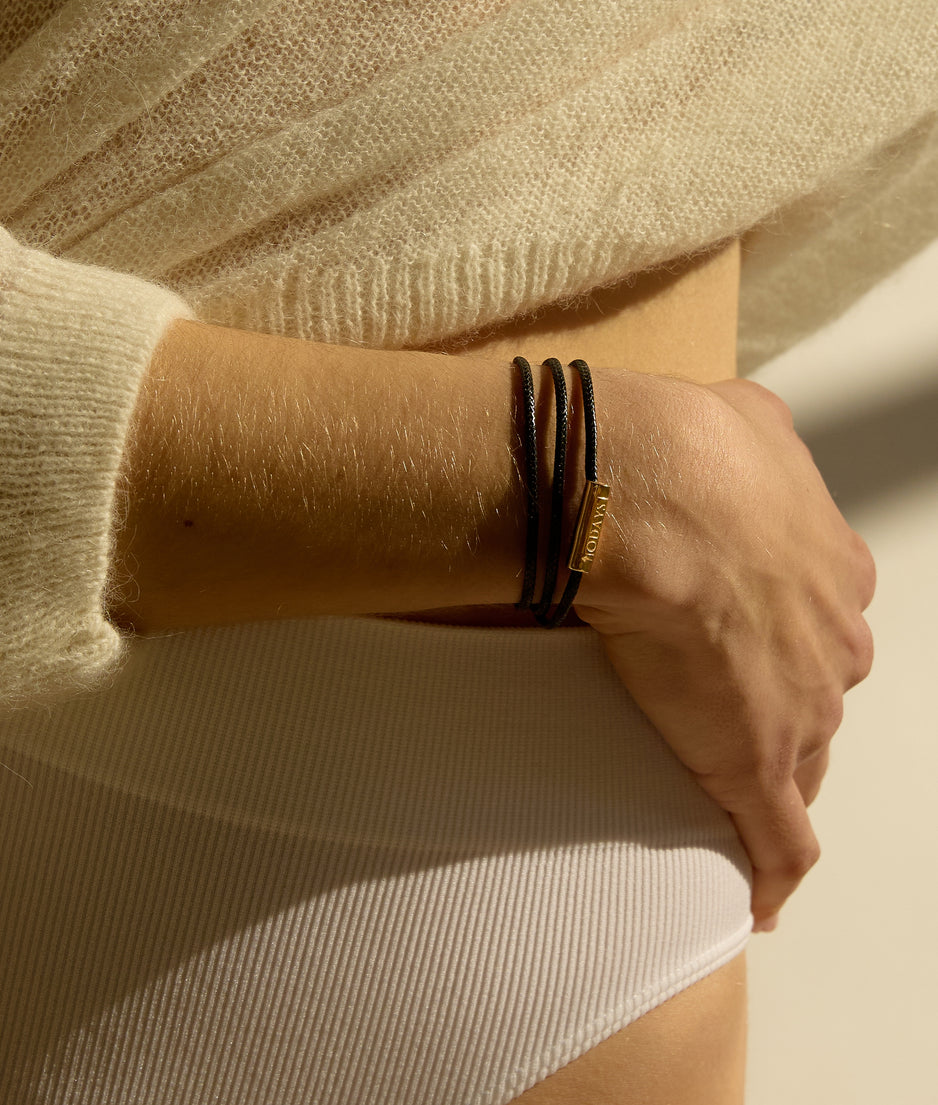 10DAYS golden bead bracelet | gold