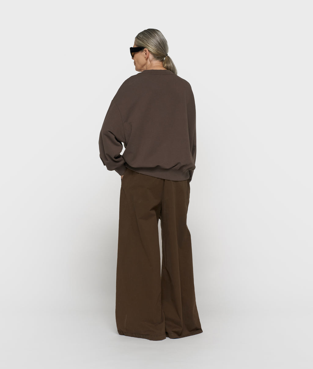 baseball sweater 10DAYS | light shiitake