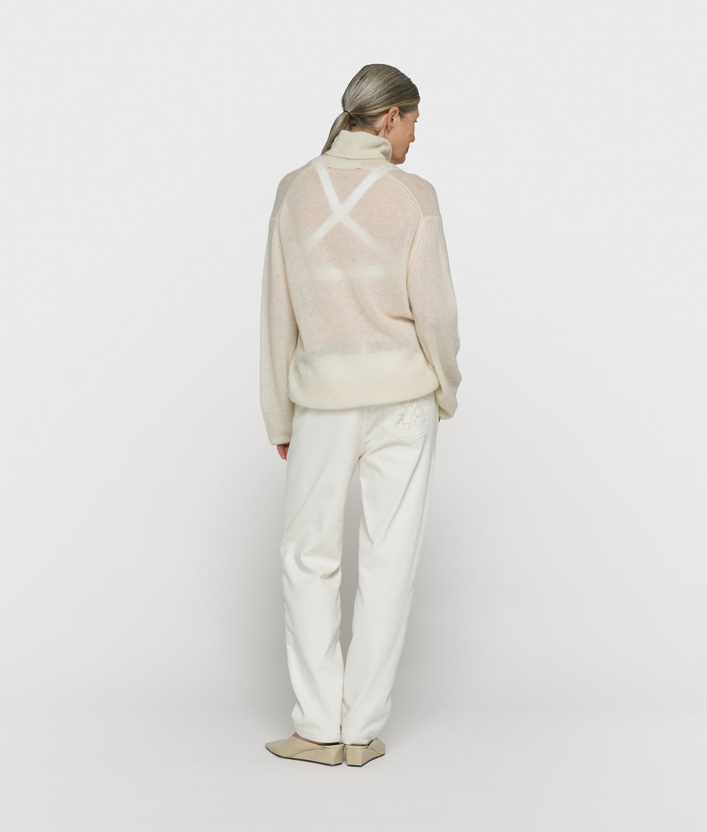 easy twill broek | pearl