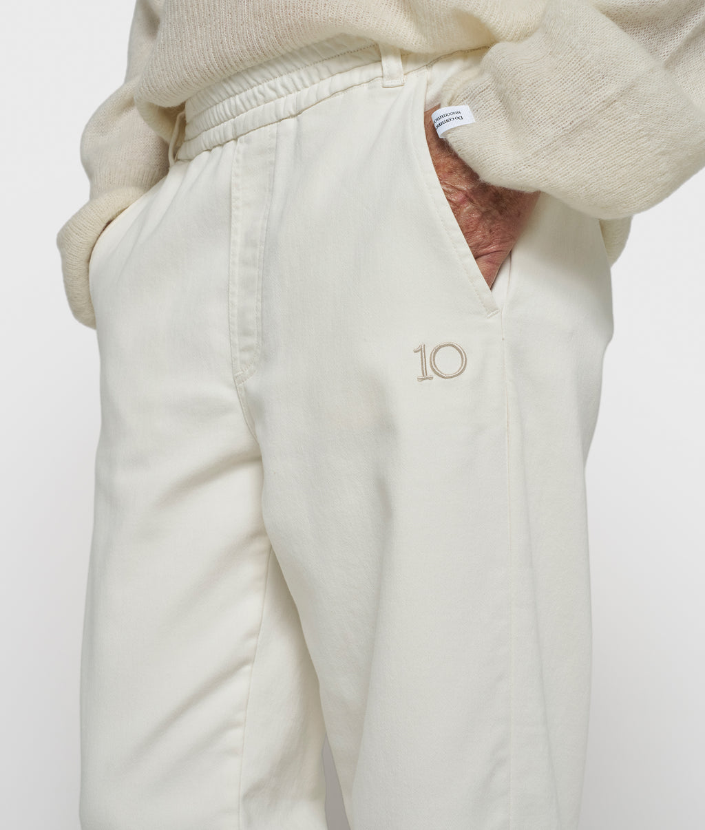 easy twill broek | pearl