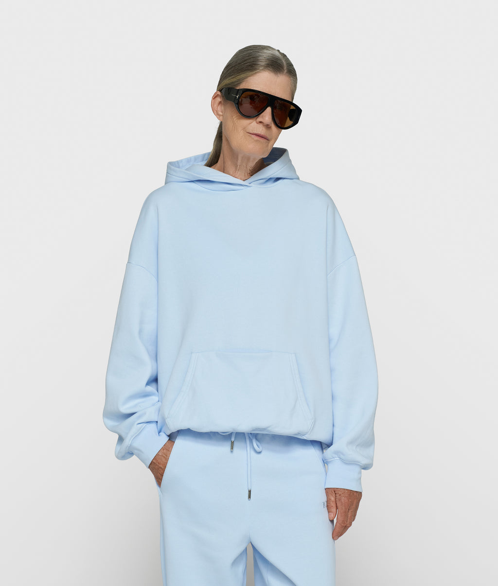 oversized hoodie | angel blue