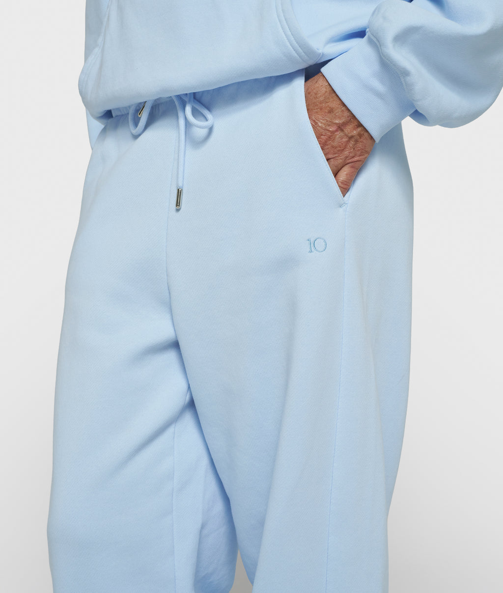 chique fleece broek | angel blue