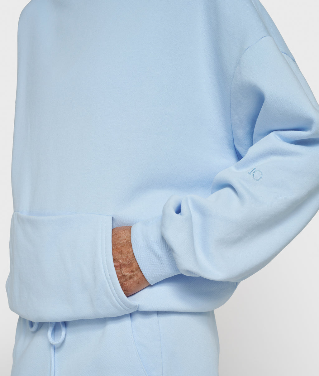 oversized hoodie | angel blue
