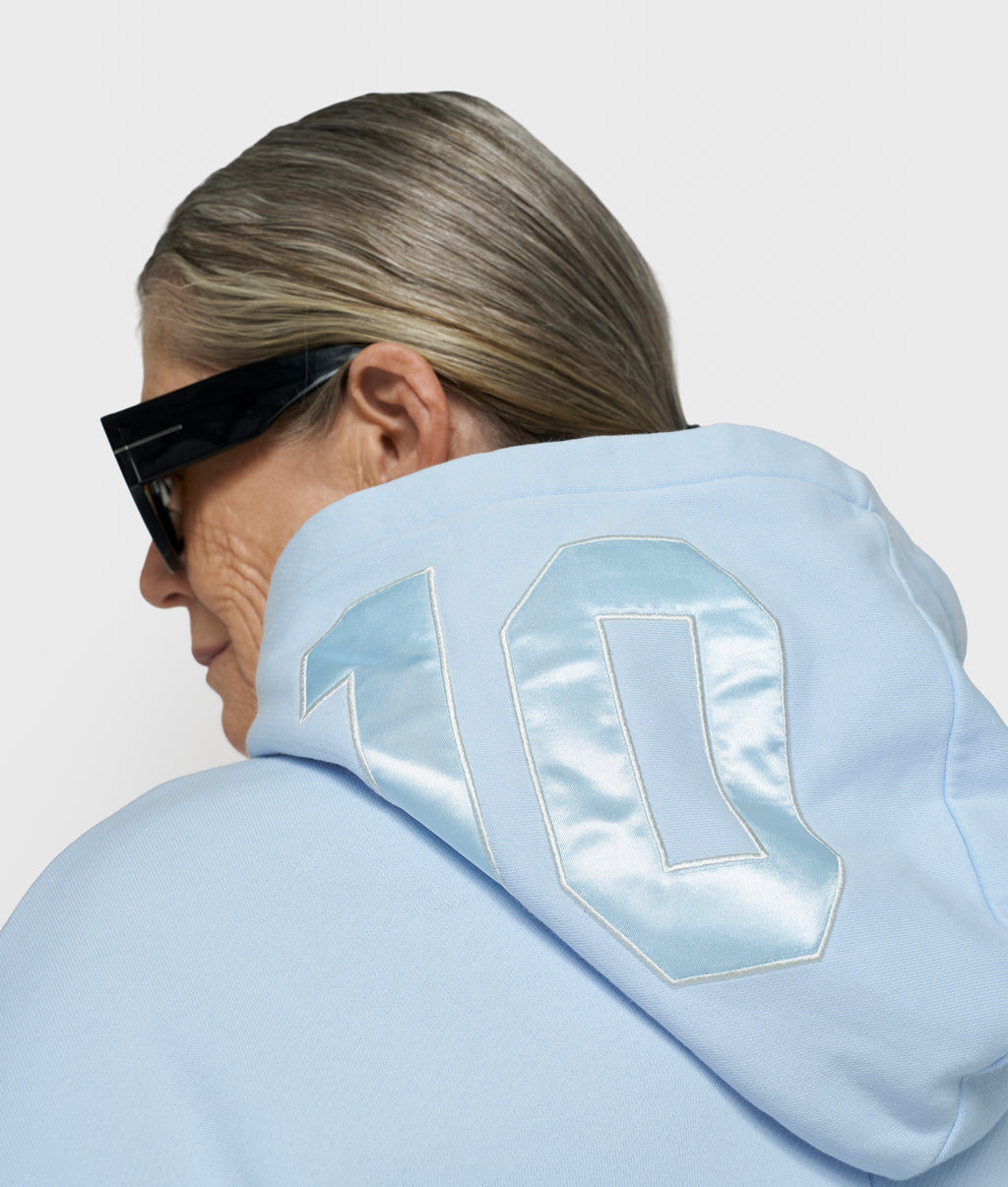 oversized hoodie | angel blue