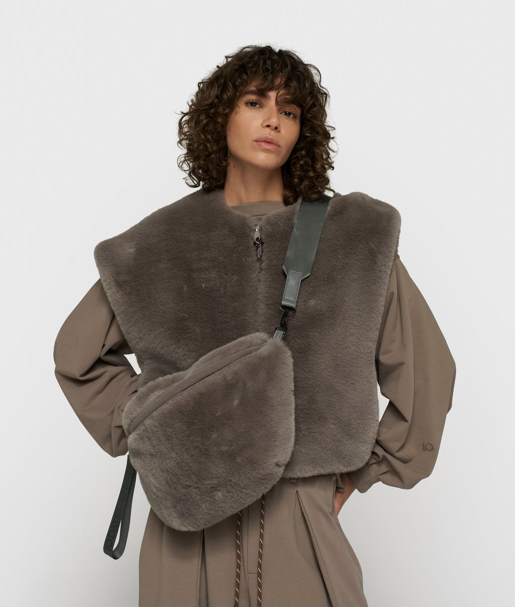 Fluffy Crossbodytas | portobello