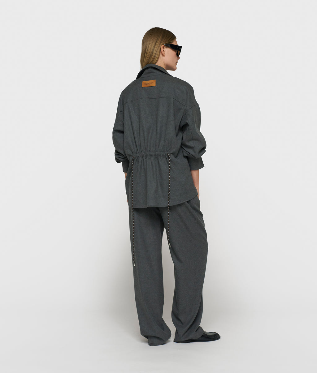 Bluse mit Taillenkordel | antra melee