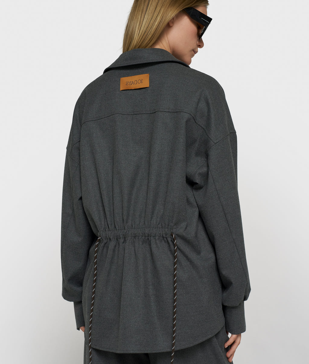Bluse mit Taillenkordel | antra melee