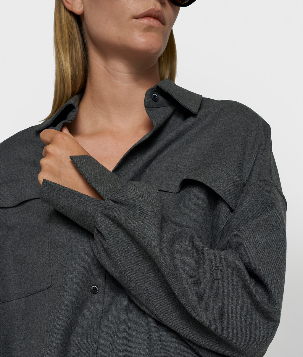 Bluse mit Taillenkordel | antra melee