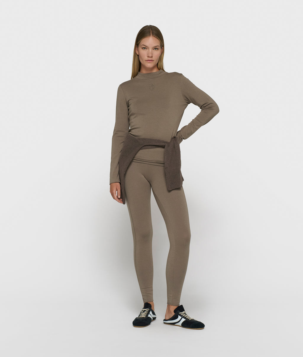 modal longsleeve met col | portobello