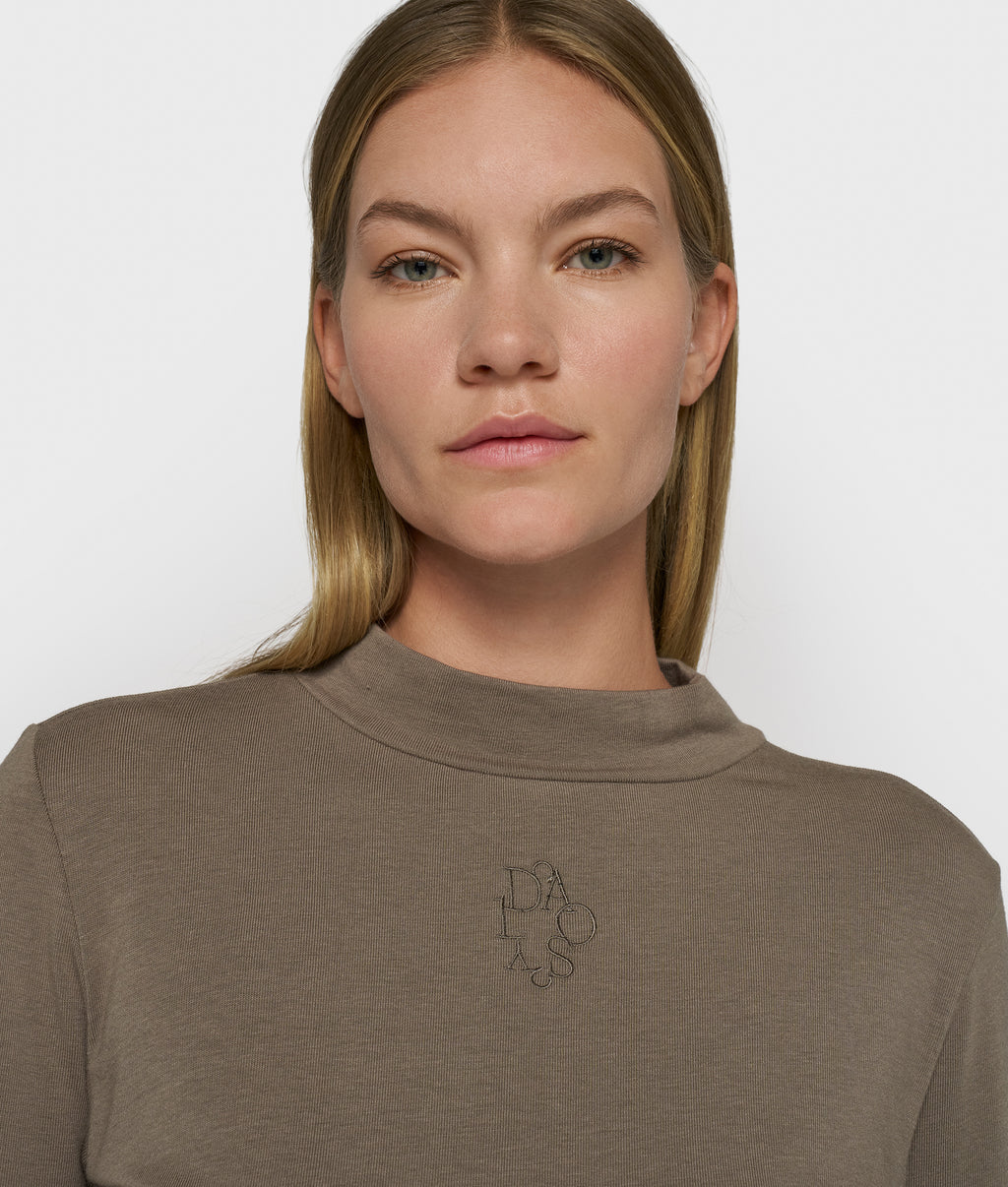 modal longsleeve met col | portobello