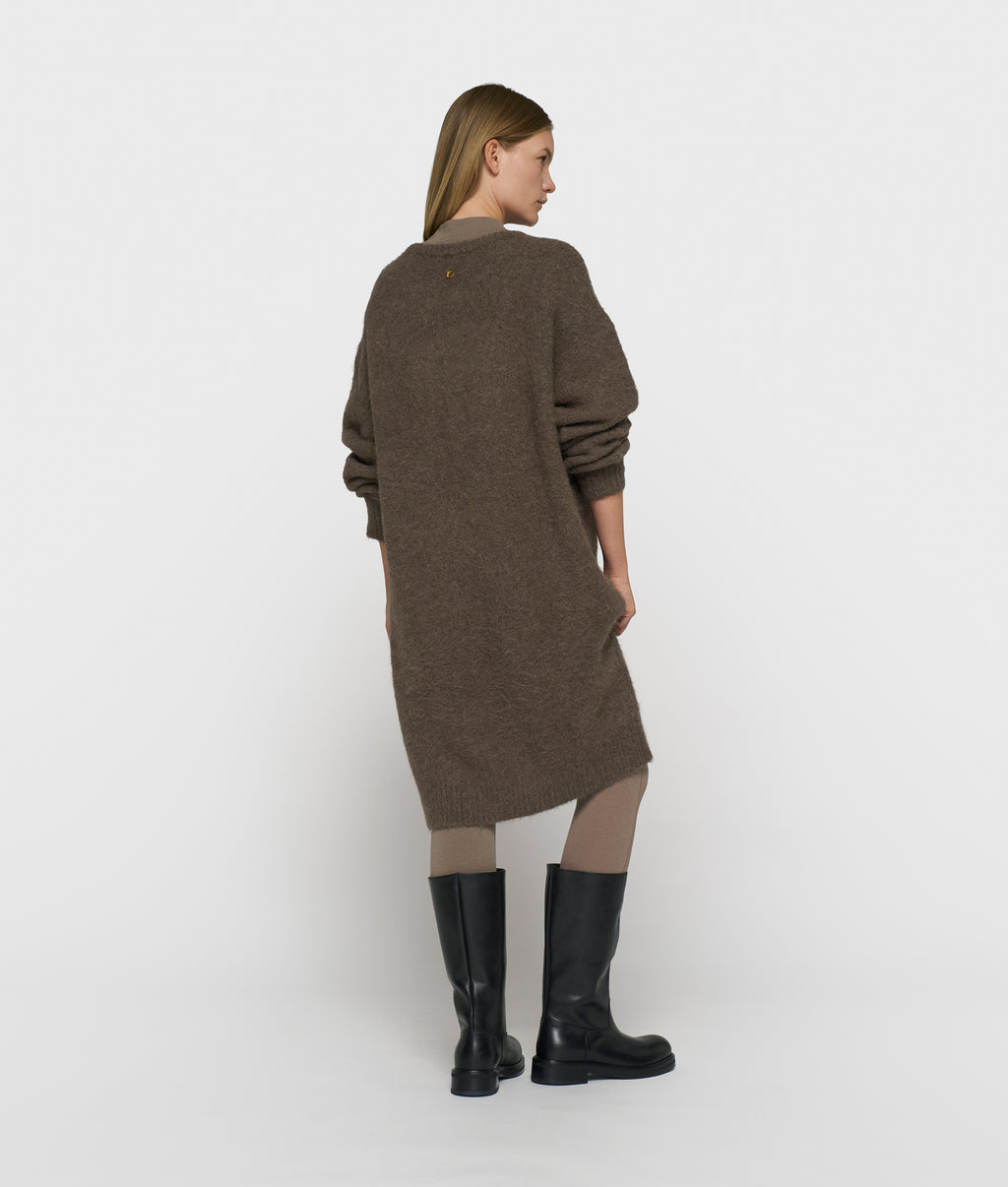 statement gebreide jurk | portobello