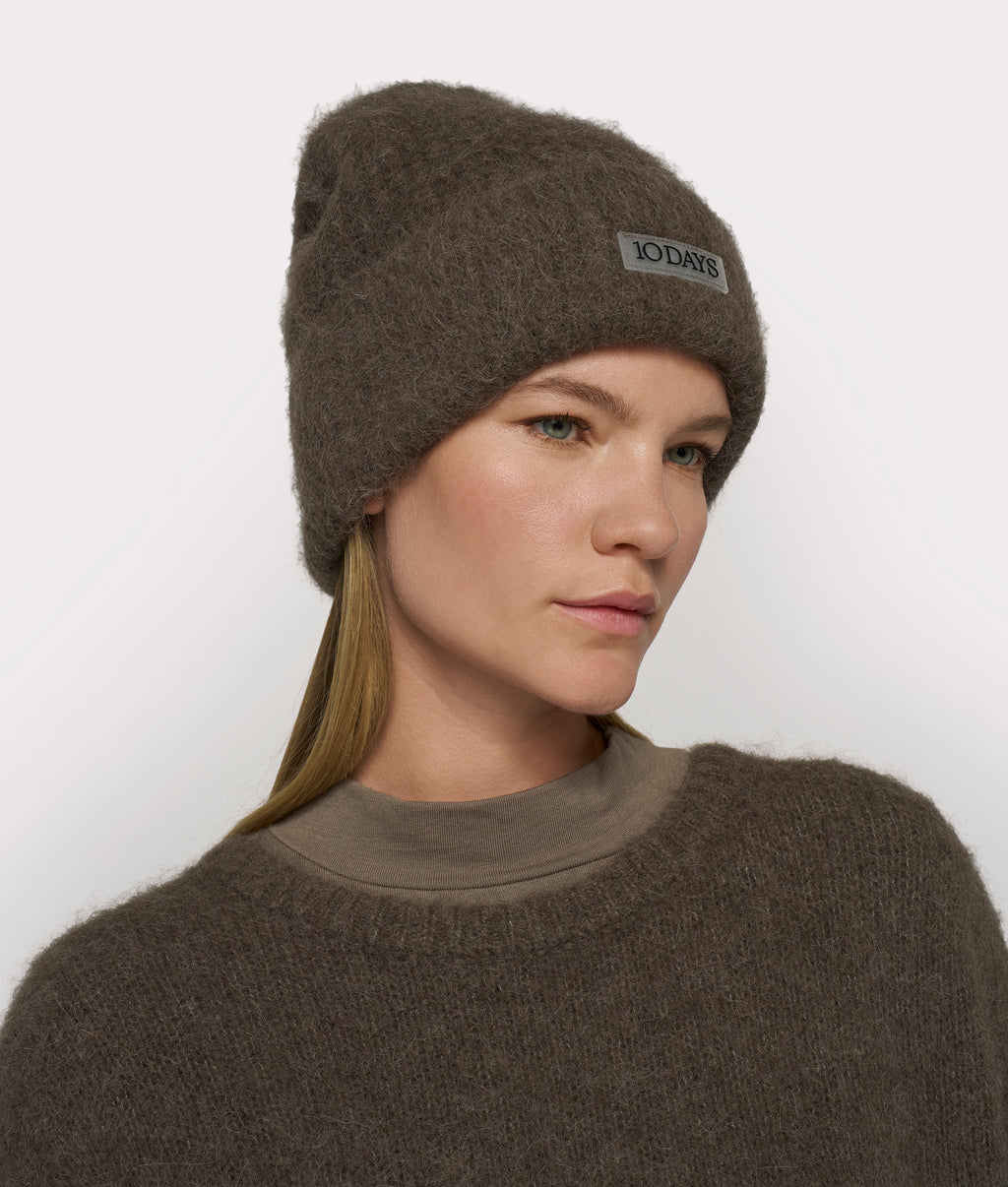 gebreide beanie | portobello