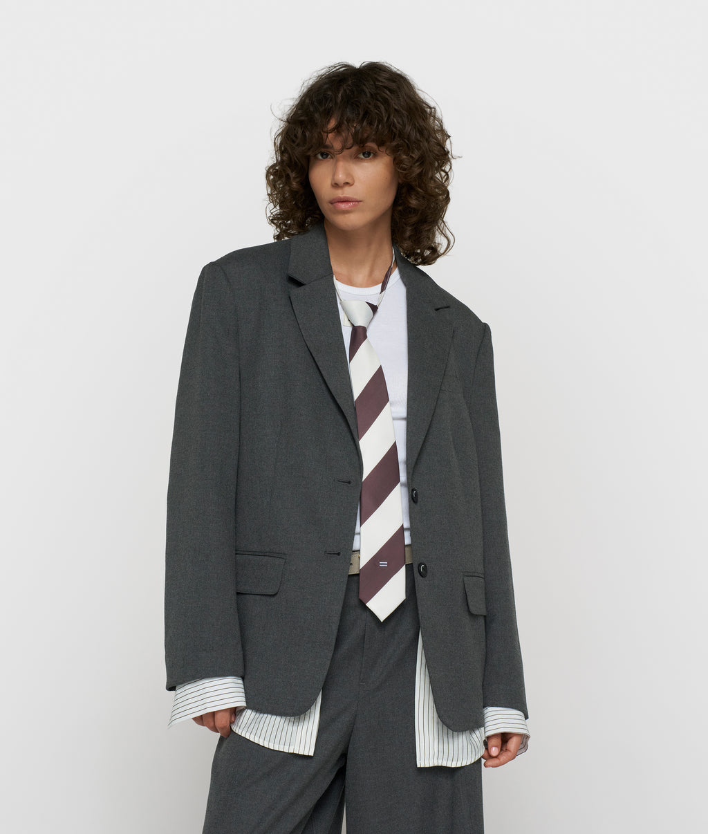 statement blazer met strepen | antra melee