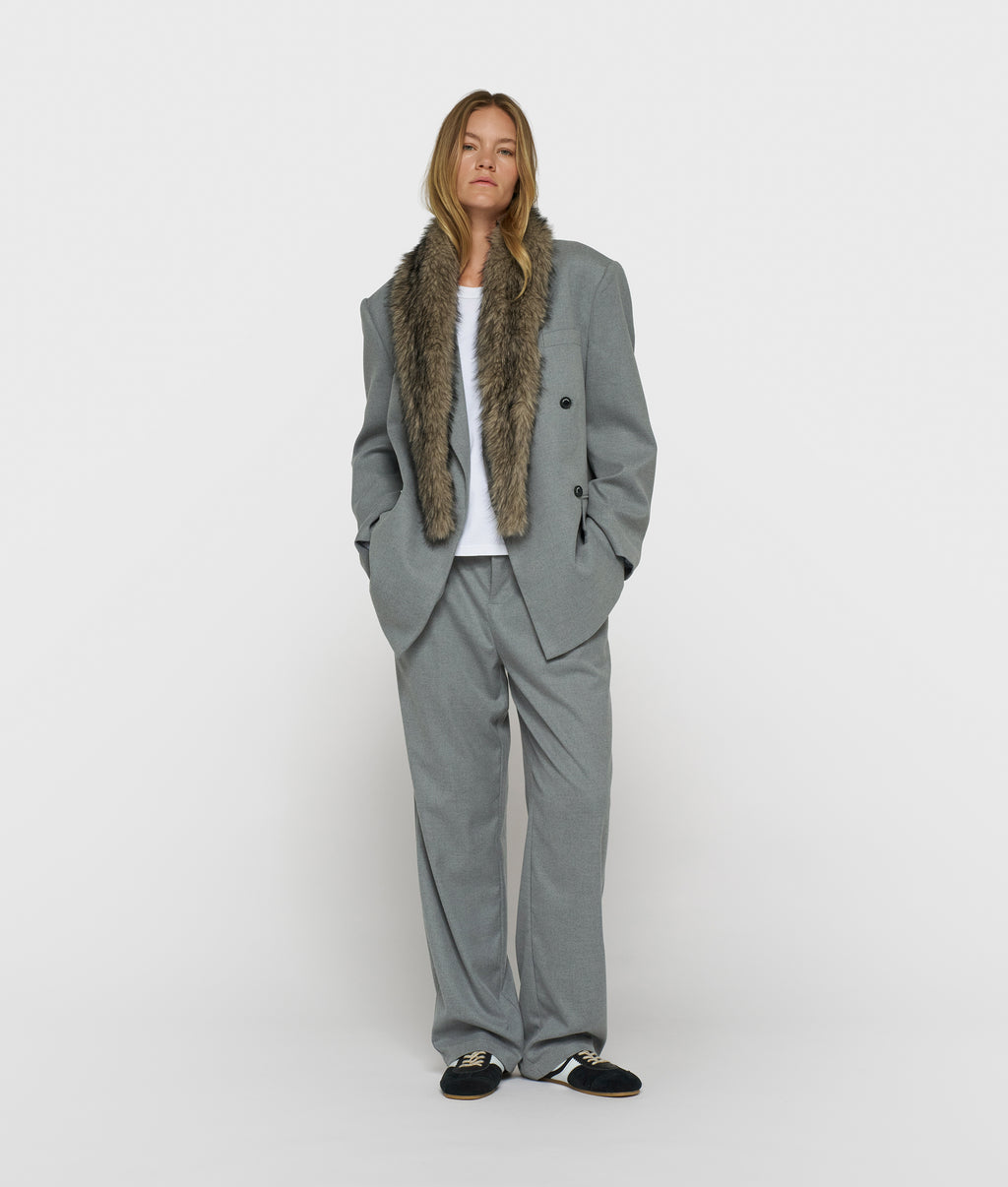 proud blazer | light grey melee