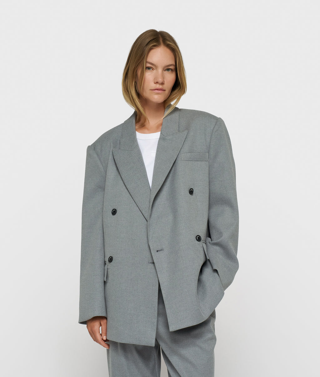 proud blazer | light grey melee