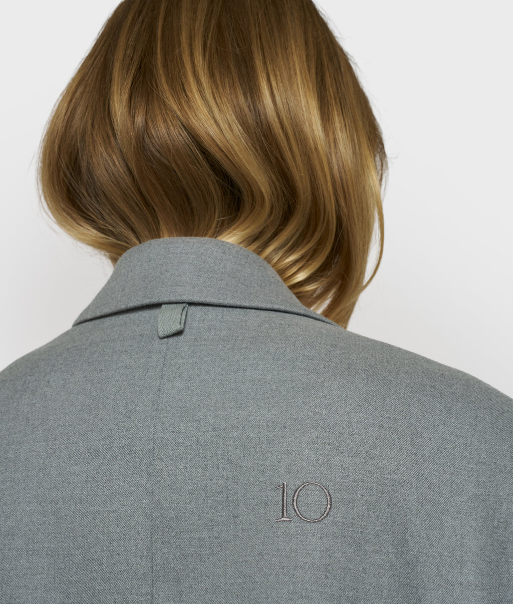 proud blazer | light grey melee