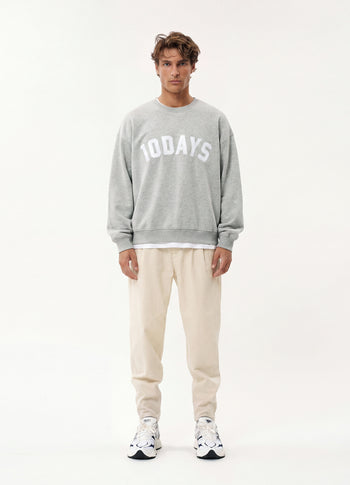 THE STATEMENT SWEATER | light grey melee
