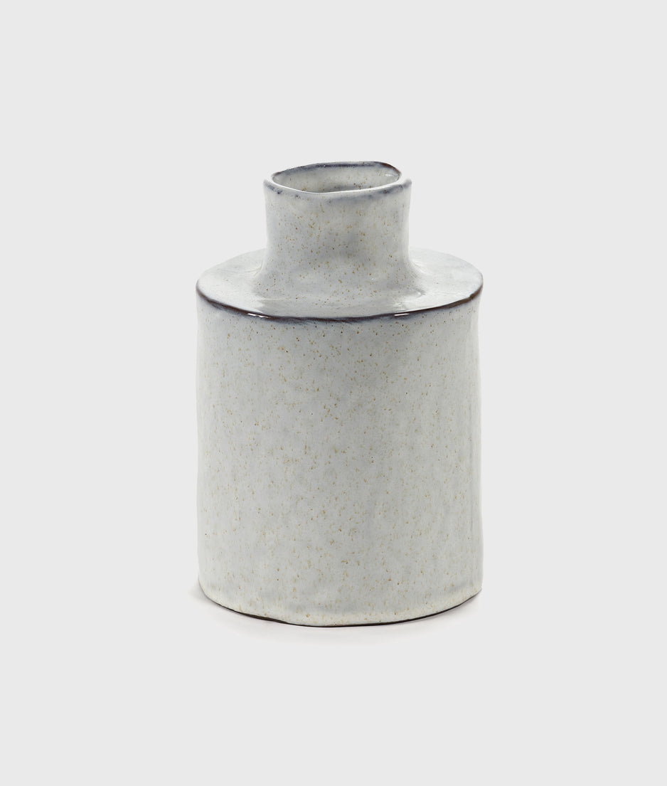 Vase 4 Héléna white 15CM | white