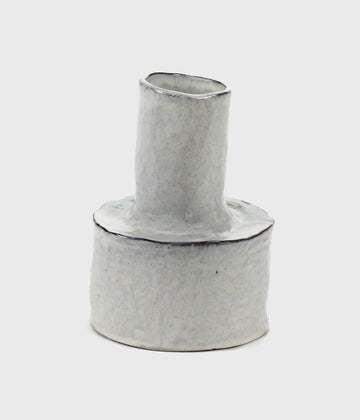 Vase 5 Héléna white 19CM | white