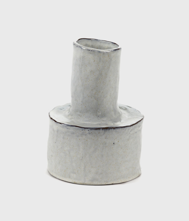 Vase 5 Héléna white 19CM | white