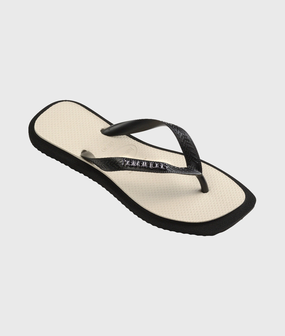 HAVAIANAS FLIPFLOP TOP SQUARE FUSHION | black