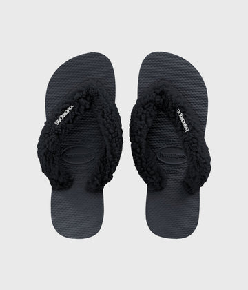 HAVAIANAS FLIPFLOP FLUFFY | black