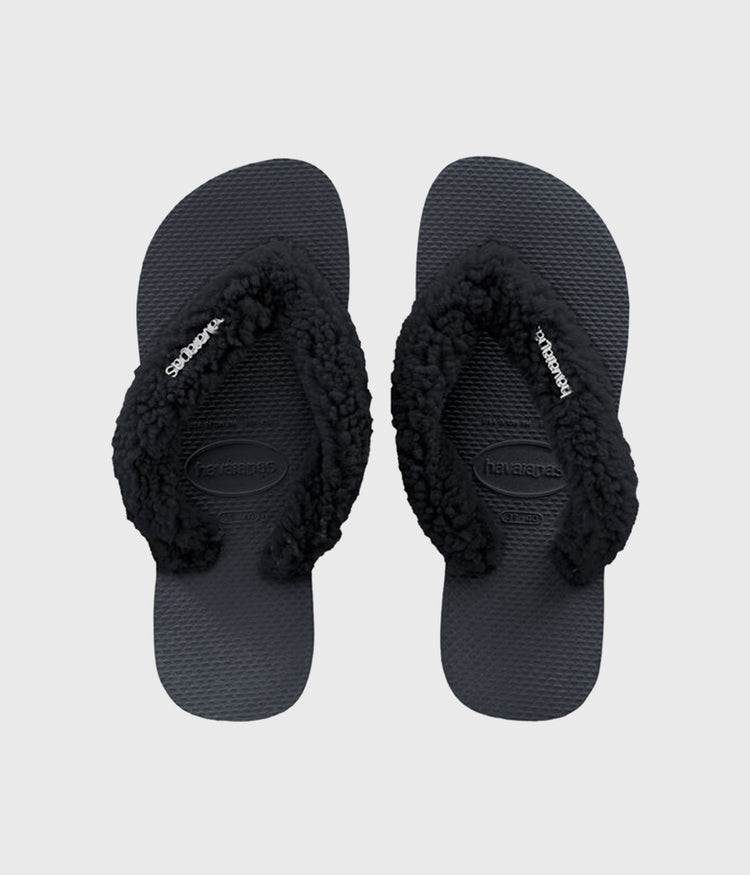HAVAIANAS FLIPFLOP FLUFFY | black